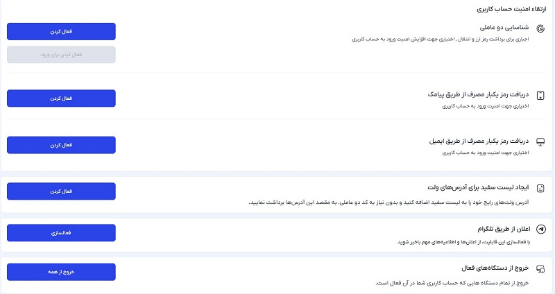 امنیت در آبان تتر